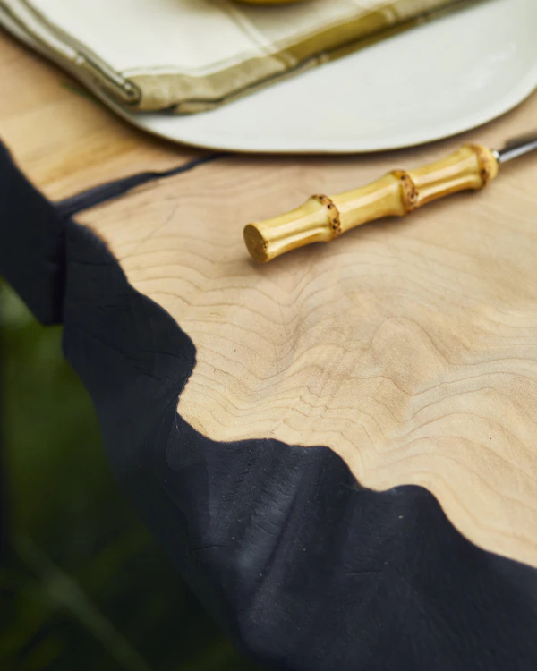 Handmade English Cedar Feasting Table | Tables and bases | Big Green Egg