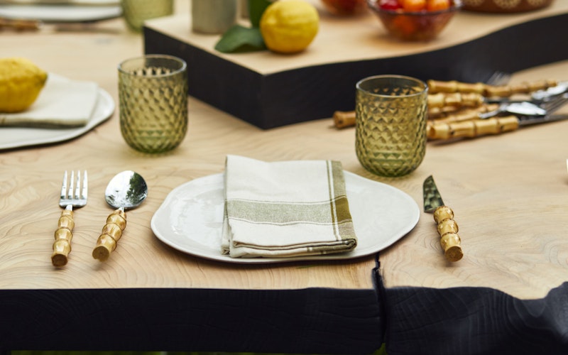 Handmade English Cedar Feasting Table | Tables and bases | Big Green Egg