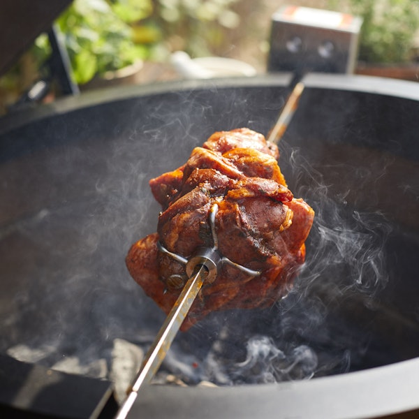 Rotisserie Lamb Belly Kebabs | Tom Hamblet 50 Recipes | Lamb | Rotisserie Recipes | Big Green Egg