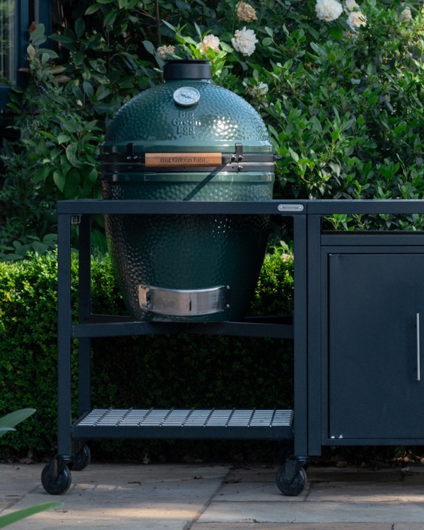 Large Big Green Egg | Table | Kamado Barbecue | Charcoal fuelled