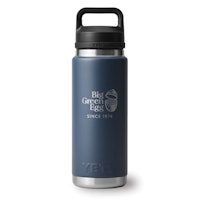 YETI X Big Green Egg - Rambler 26oz Chug Bottle in Navy