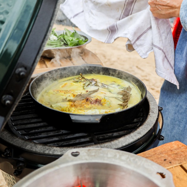 Fish Curry | Emily Scott | 50 Recipes | Pan Cooking | Fish recipes | Big Green Egg