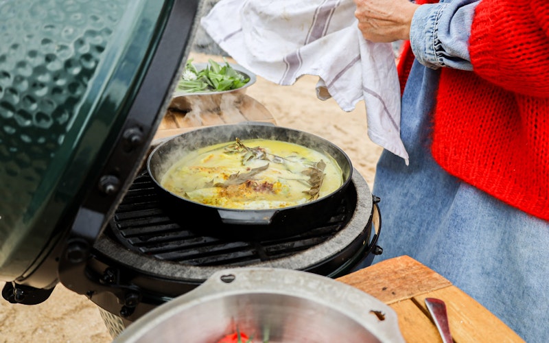 Fish Curry | Emily Scott | 50 Recipes | Pan Cooking | Fish recipes | Big Green Egg