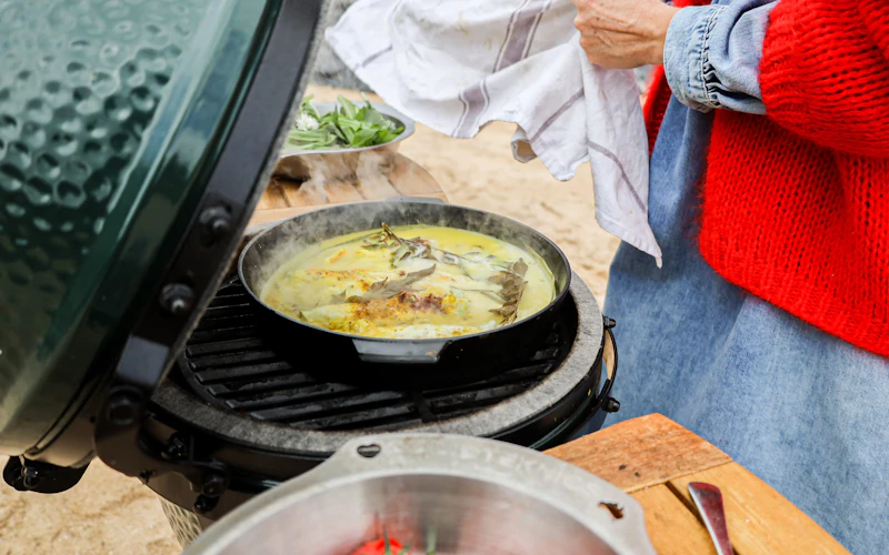 Fish Curry | Emily Scott | 50 Recipes | Pan Cooking | Fish recipes | Big Green Egg