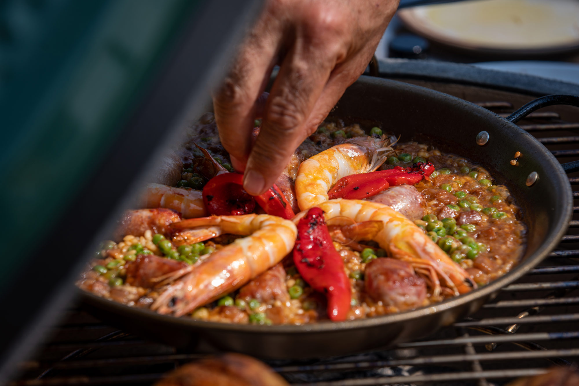 Mar y Montaña Paella | José Pizarro | Pan Cooking | Pork | Seafood recipes | Big Green Egg