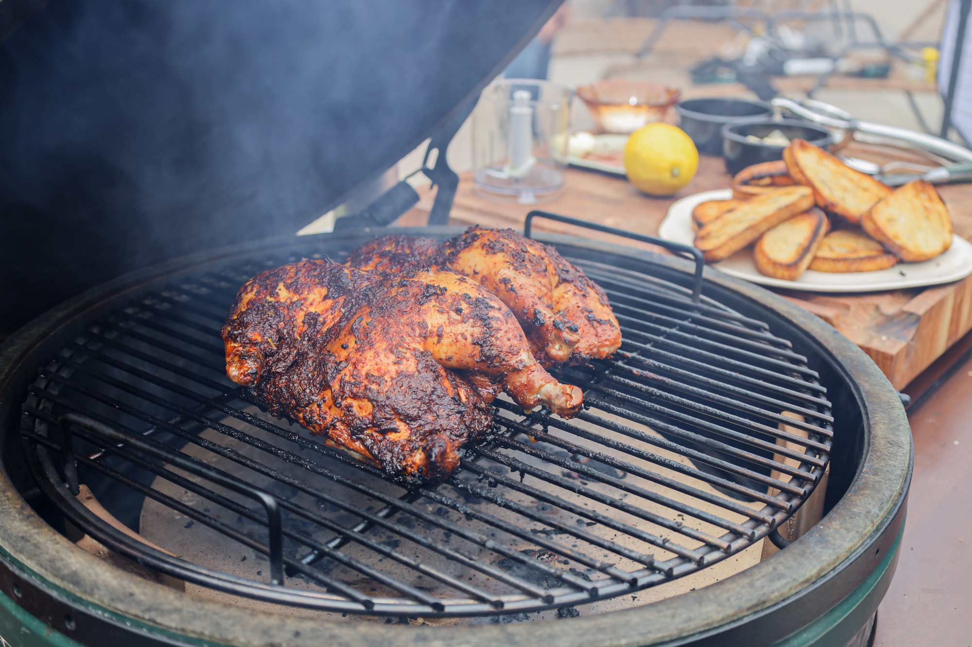 Chicken Caesar Salad | 50 Recipes | Lisa Snowdon | Roasting Recipes | Chicken | Big Green Egg