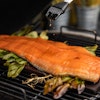 Maple-glazed salmon with roasted beetroot and whipped feta | Jim Brown | 50 Recipes | Big Green Egg