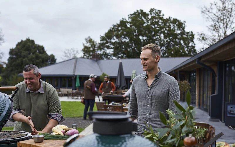 Mark Kempson and Joshua Hunter cook venison at Holland & Holland Shooting Ground | 50 Recipes | Game recipes | Big Green Egg