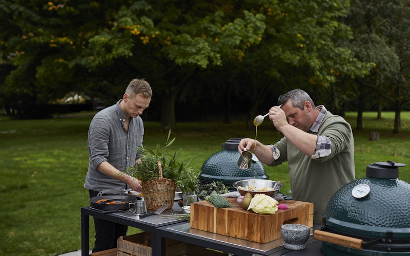 Mark Kempson and Joshua Hunter cook venison at Holland & Holland Shooting Ground | 50 Recipes | Game recipes | Big Green Egg