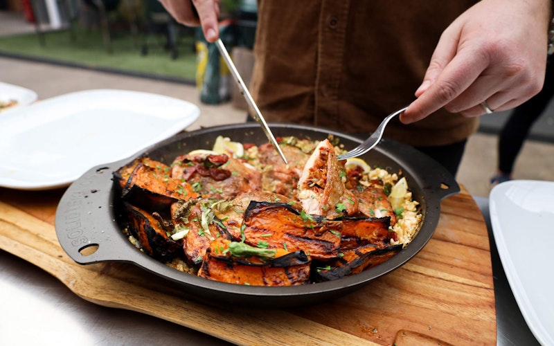 Solidteknics Iron Oven to Table Pan | Cookware | Accessories | Big Green Egg