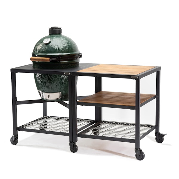 Modular Nest + Expansion Frame + Acacia Shelves + Stainless Steel Insert (Large)