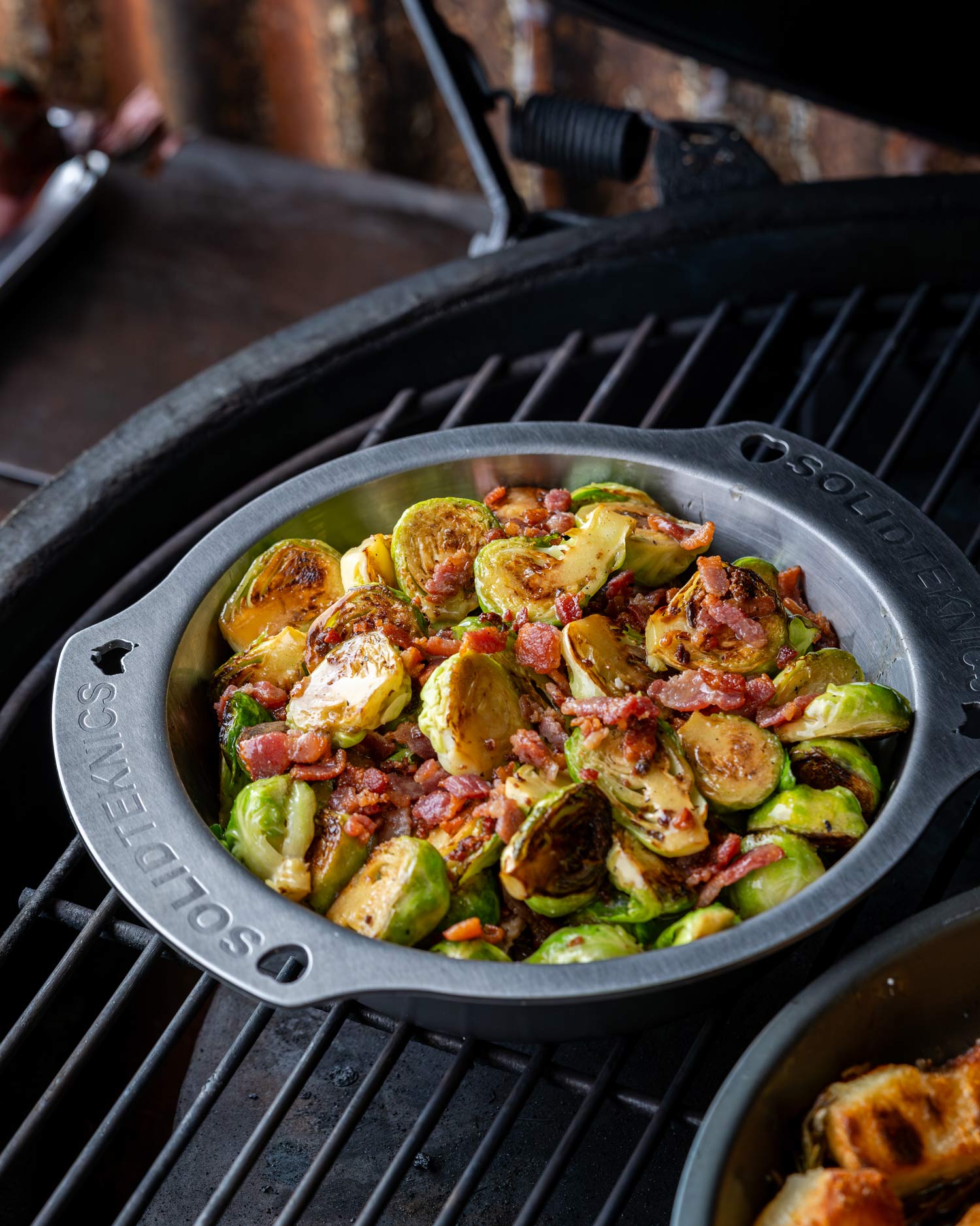 Brussels Sprouts, Bacon and Chestnuts | 50 Recipes | Big Green Egg