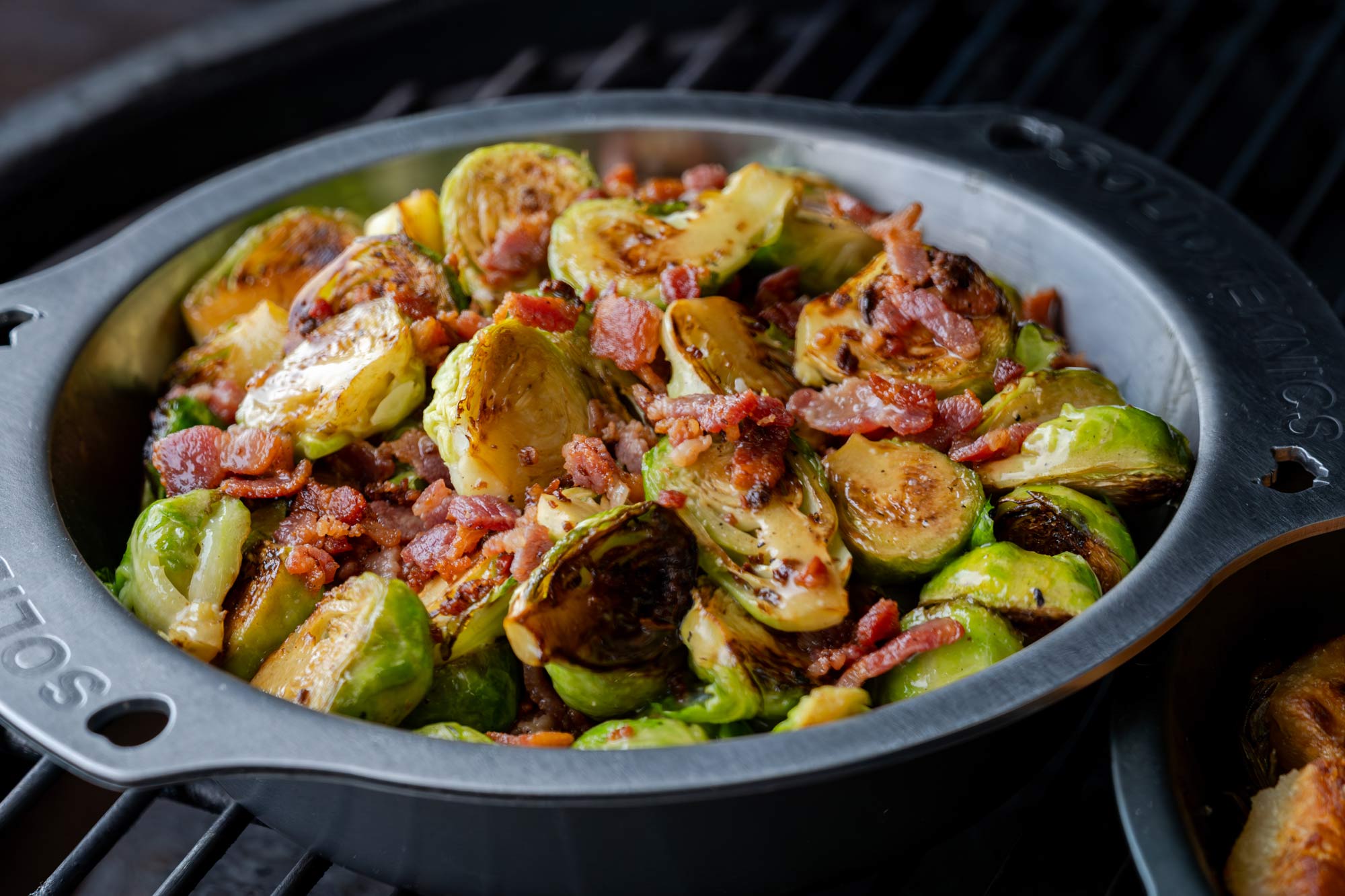 Brussels Sprouts, Bacon and Chestnuts | 50 Recipes | Big Green Egg