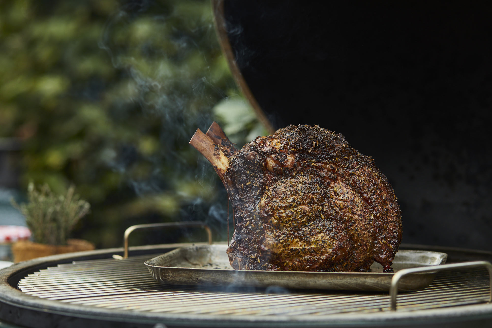Pastrami Spiced Rib of Beef with Mustard and Horseradish Mayonnaise | Tom Kerridge 50 Recipes | Roasting | Beef recipes | Big Green Egg