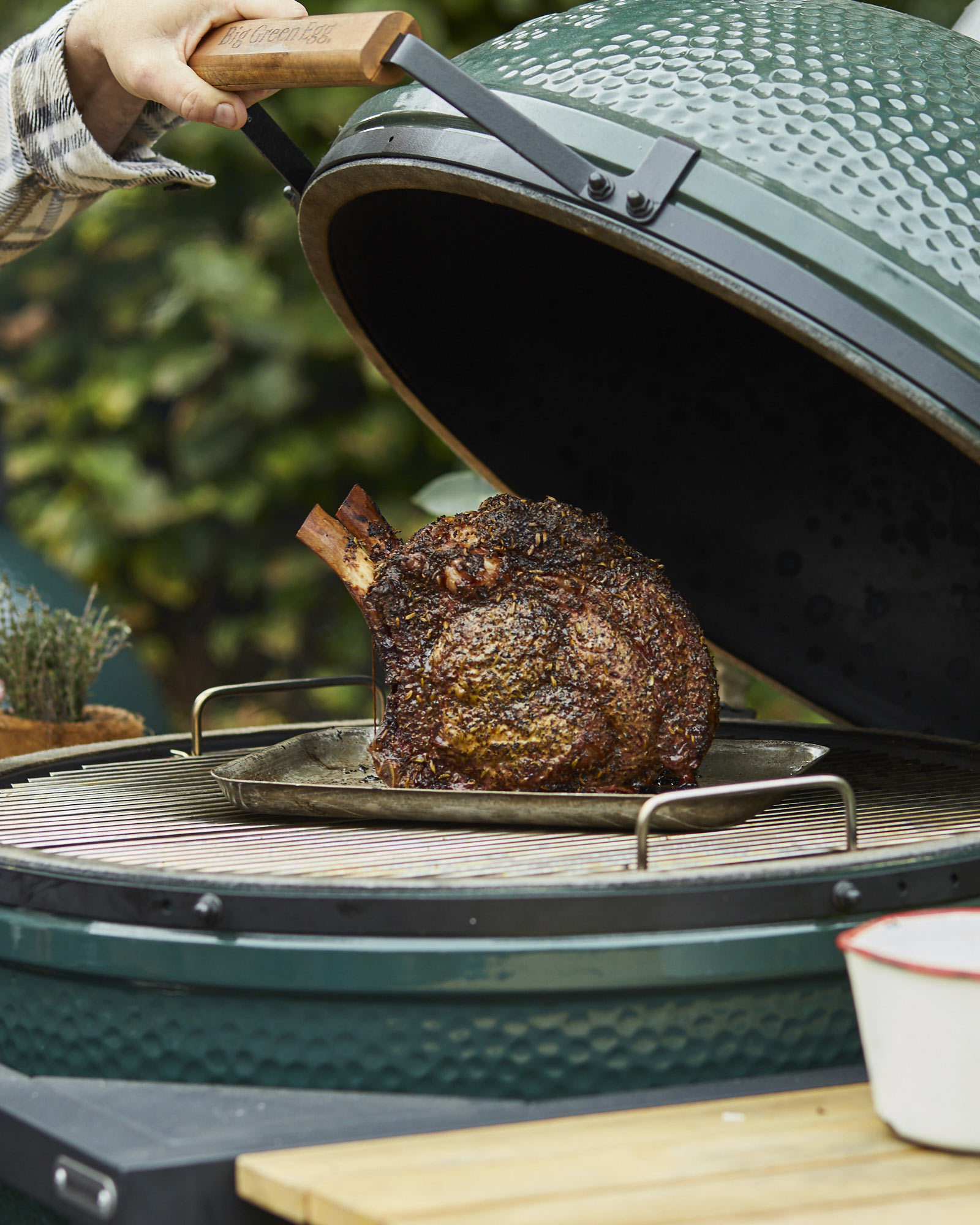 Pastrami Spiced Rib of Beef with Mustard and Horseradish Mayonnaise | Tom Kerridge 50 Recipes | Roasting | Beef recipes | Big Green Egg