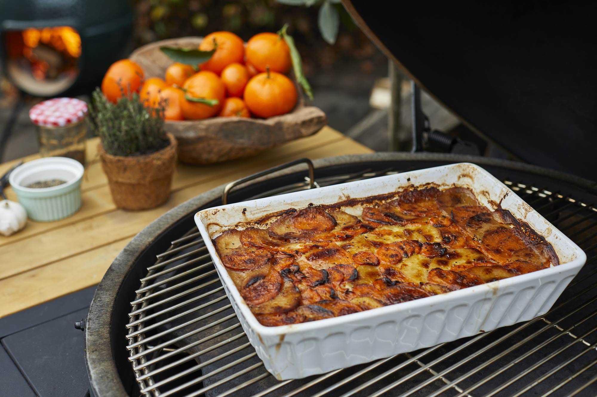 Root Vegetable Boulangère | 50 Recipes Tom Kerridge | Vegetarian | Roasting recipes | Big Green Egg