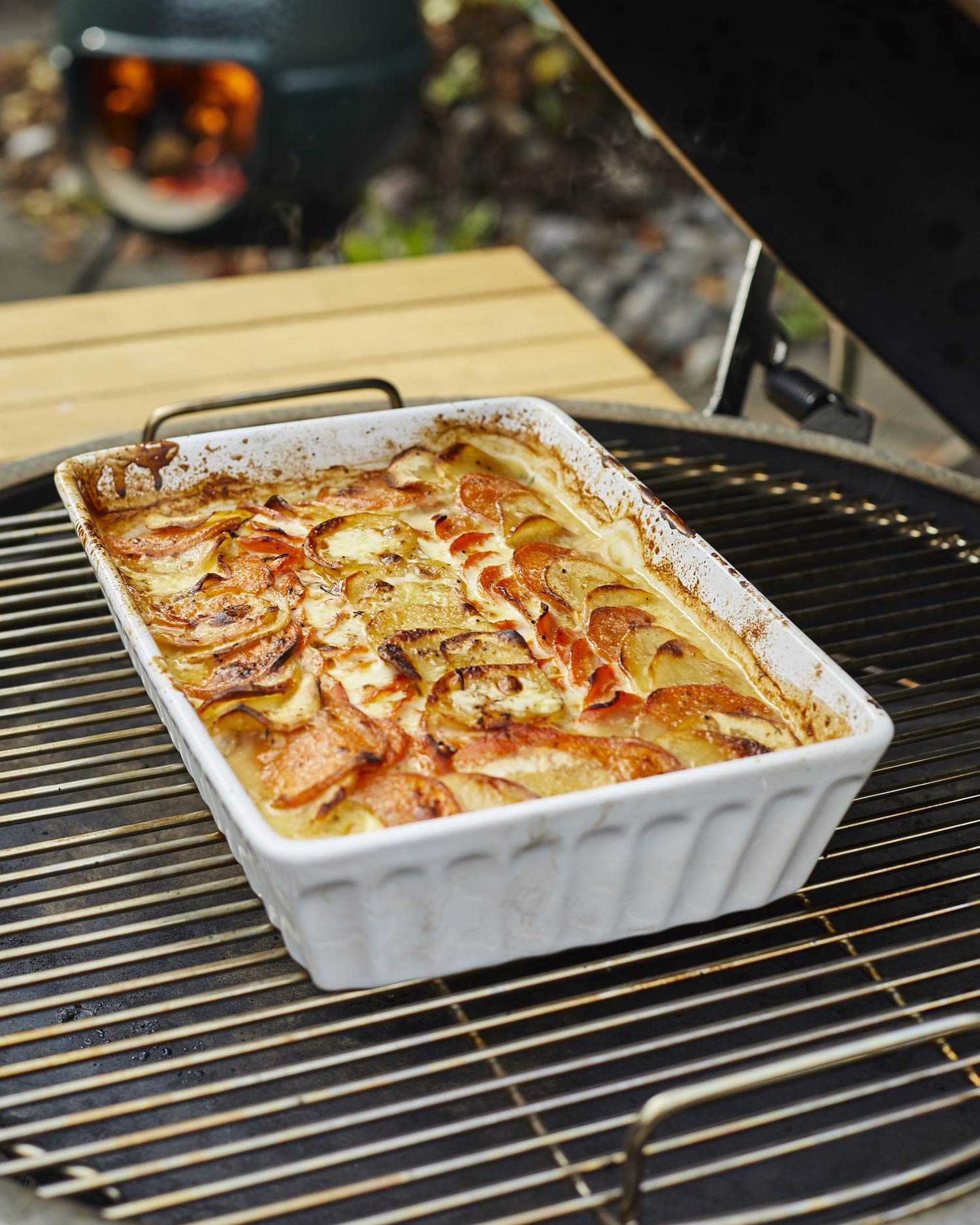 Root Vegetable Boulangère | 50 Recipes Tom Kerridge | Vegetarian | Roasting recipes | Big Green Egg