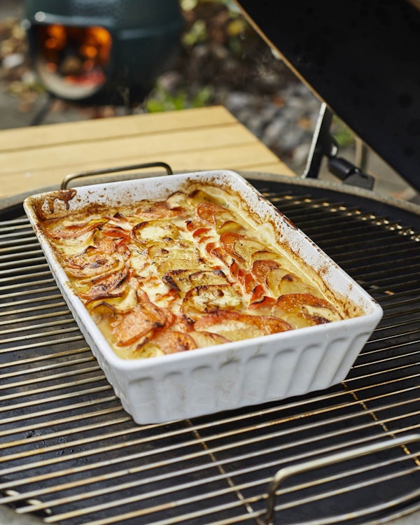 Root Vegetable Boulangère | 50 Recipes Tom Kerridge | Vegetarian | Roasting recipes | Big Green Egg