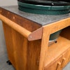 Corten Steel Kitchen for Large Big Green Egg  | Bases | Big Green Egg