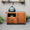 Corten Steel Kitchen for Large Big Green Egg  | Bases | Big Green Egg