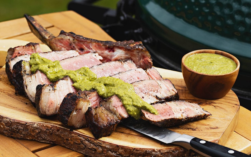 Simon Rogan rib of beef | Big Green Egg