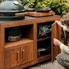 Corten Steel Kitchen for Large Big Green Egg  | Bases | Big Green Egg