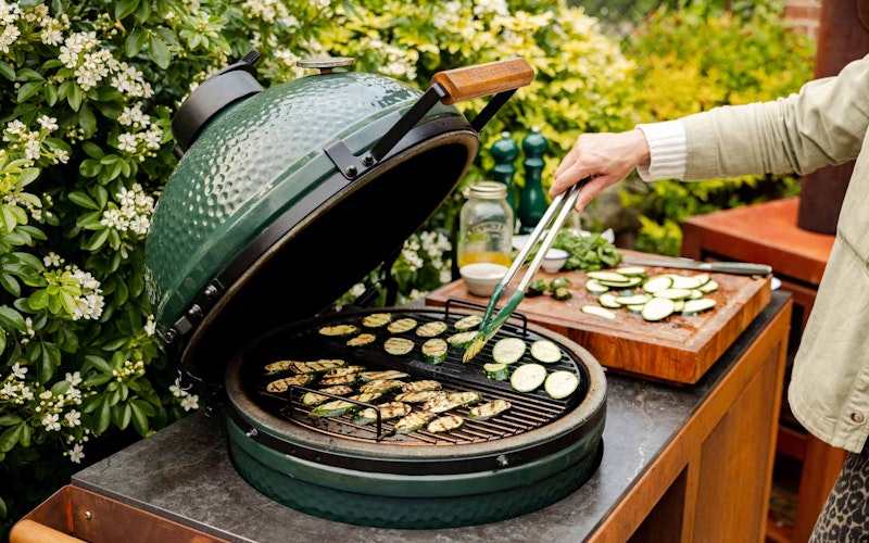 Corten Steel Kitchen for Large Big Green Egg  | Bases | Big Green Egg