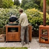 Corten Steel Kitchen for Large Big Green Egg  | Bases | Big Green Egg