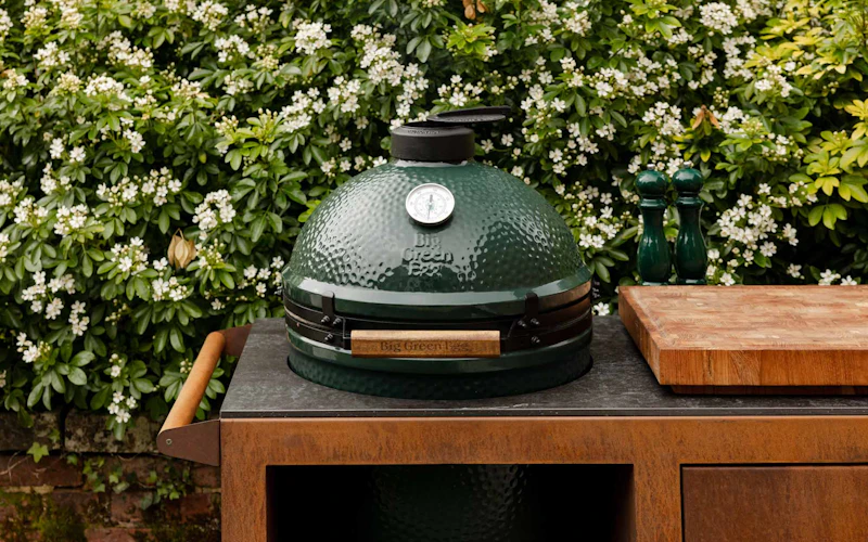 Corten Steel Kitchen for Large Big Green Egg | Bases | Big Green Egg
