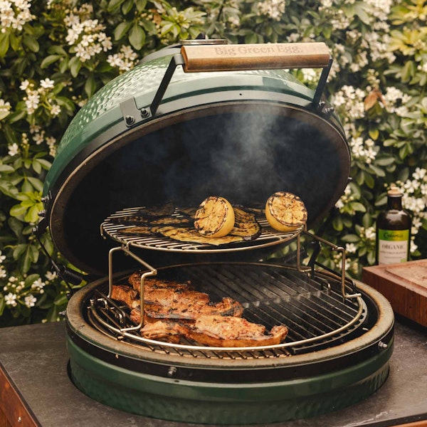 Corten Steel Kitchen for Large Big Green Egg | Bases | Big Green Egg