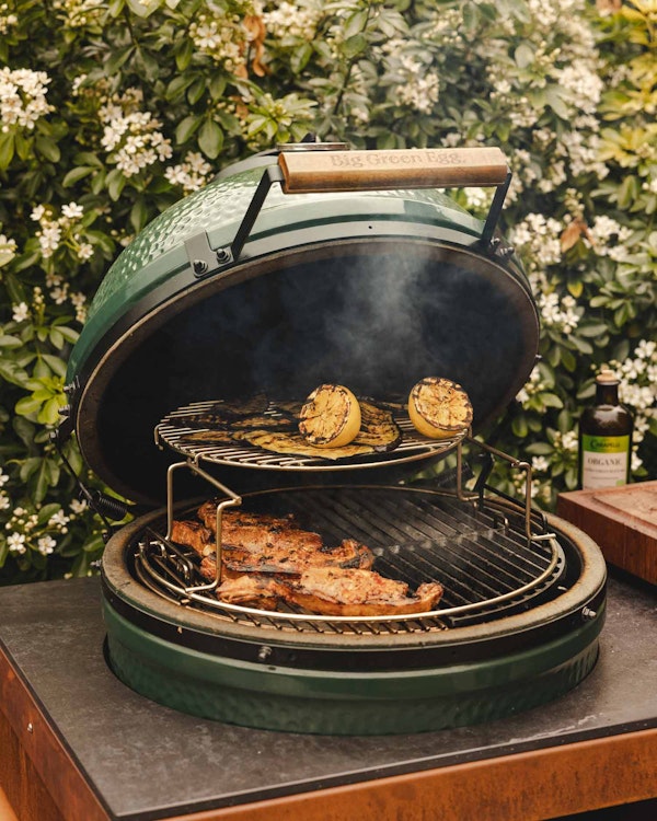 Corten Steel Kitchen for Large Big Green Egg  | Bases | Big Green Egg