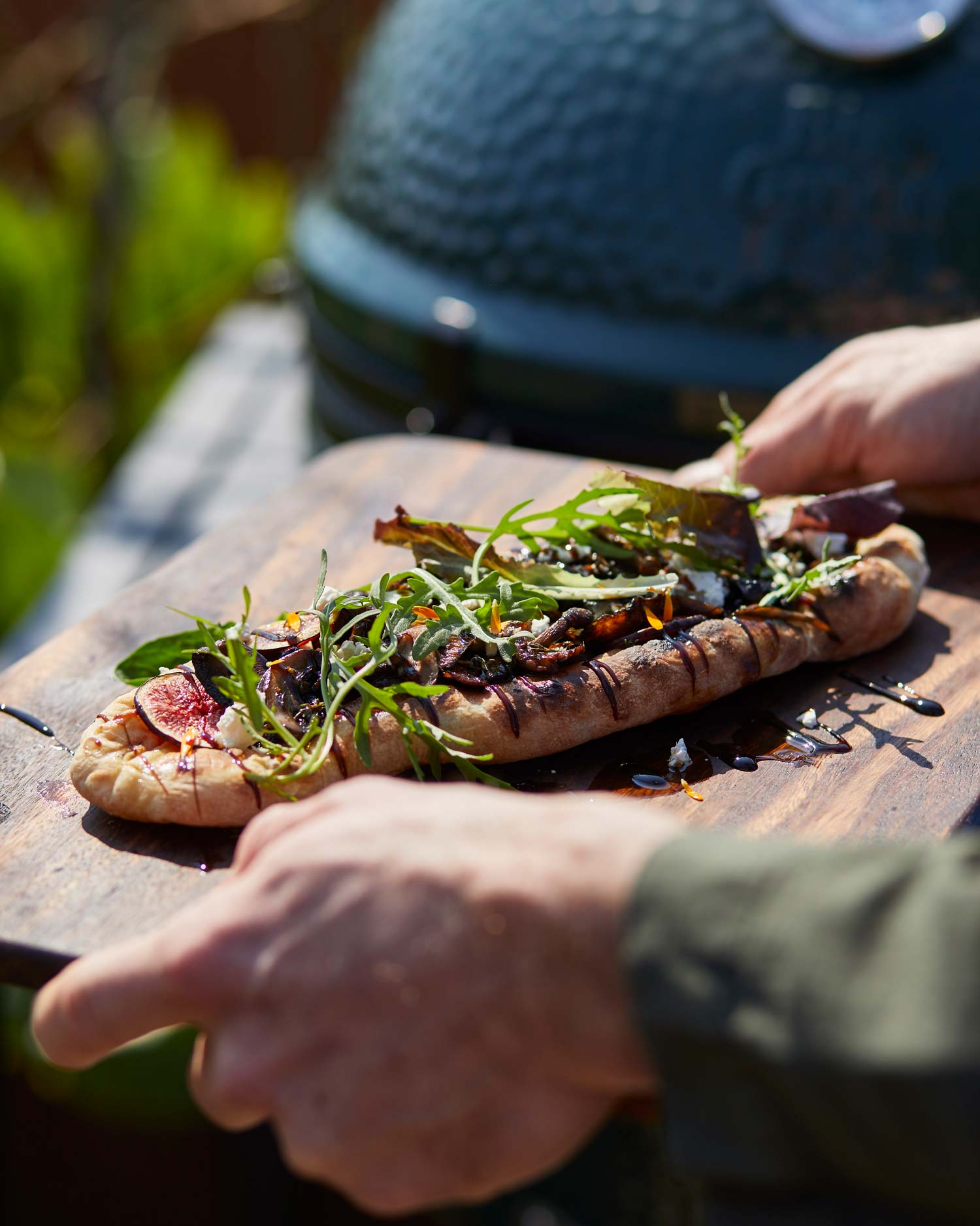 Garden Paradise: Tom Massey | Mushroom Flatbread | Baking | Roasting | Vegetarian Chelsea Flower Show 2025 | Big Green Egg