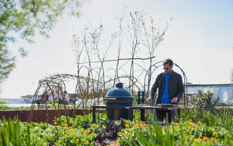 Garden Paradise: Tom Massey | Mushroom Flatbread | Baking | Roasting | Vegetarian Chelsea Flower Show 2025 | Big Green Egg