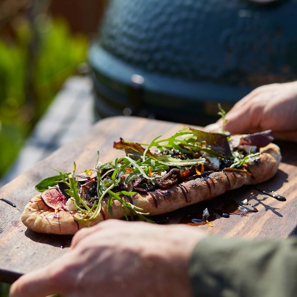 Garden Paradise: Tom Massey | Mushroom Flatbread | Baking | Roasting | Vegetarian Chelsea Flower Show 2025 | Big Green Egg