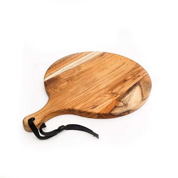 TEAK PIZZA SERVING BOARD