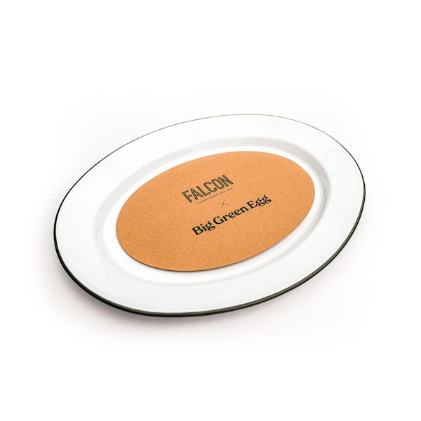 FALCON ENAMELWARE X BIG GREEN EGG OVEN TO TABLE PLATE