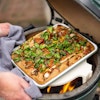 FALCON ENAMELWARE X BIG GREEN EGG OVEN TO TABLE TRAY