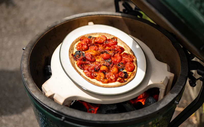 Falcon Enamelware X Big Green Egg Oven To Table Plate