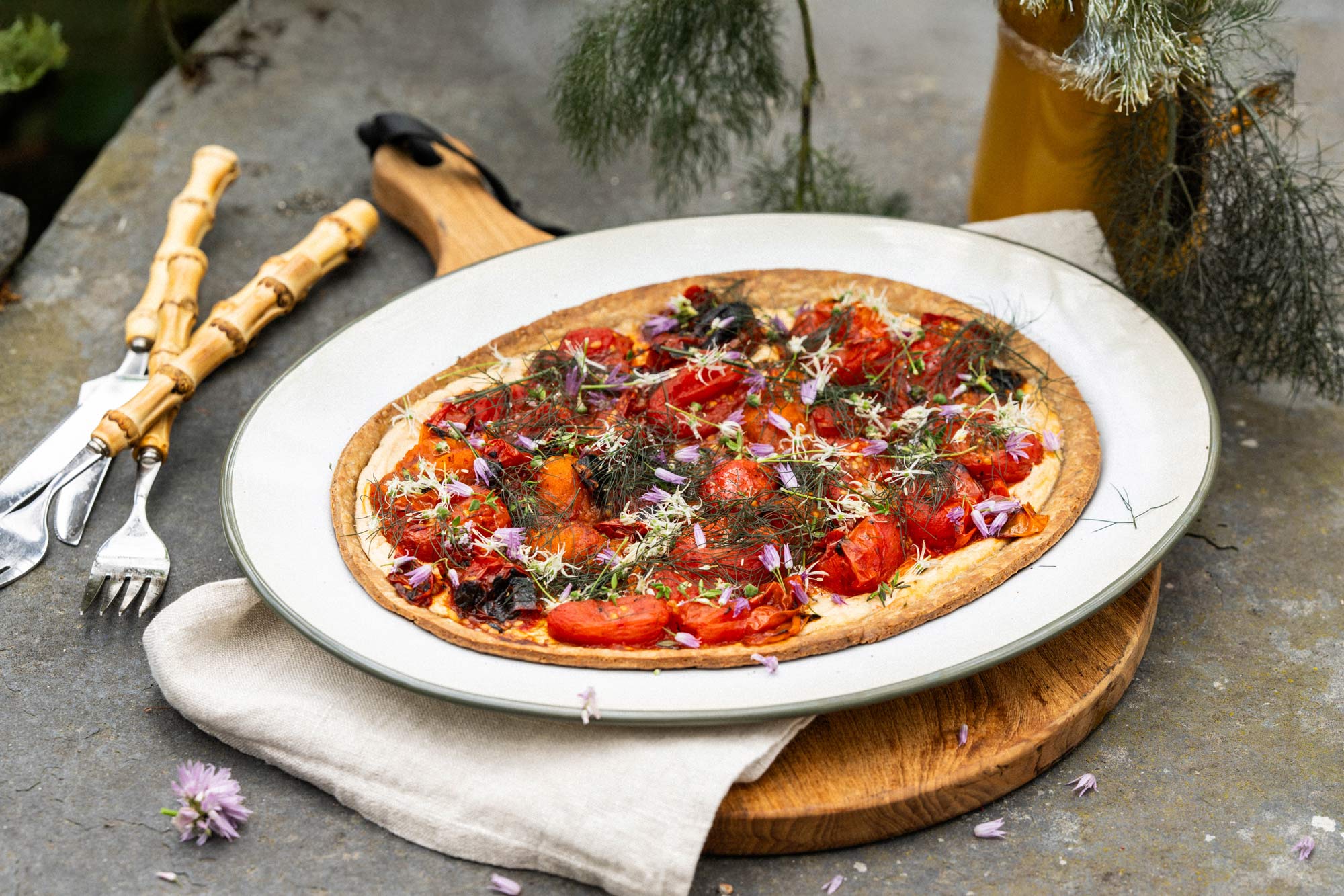 Falcon Enamelware X Big Green Egg Oven To Table Plate