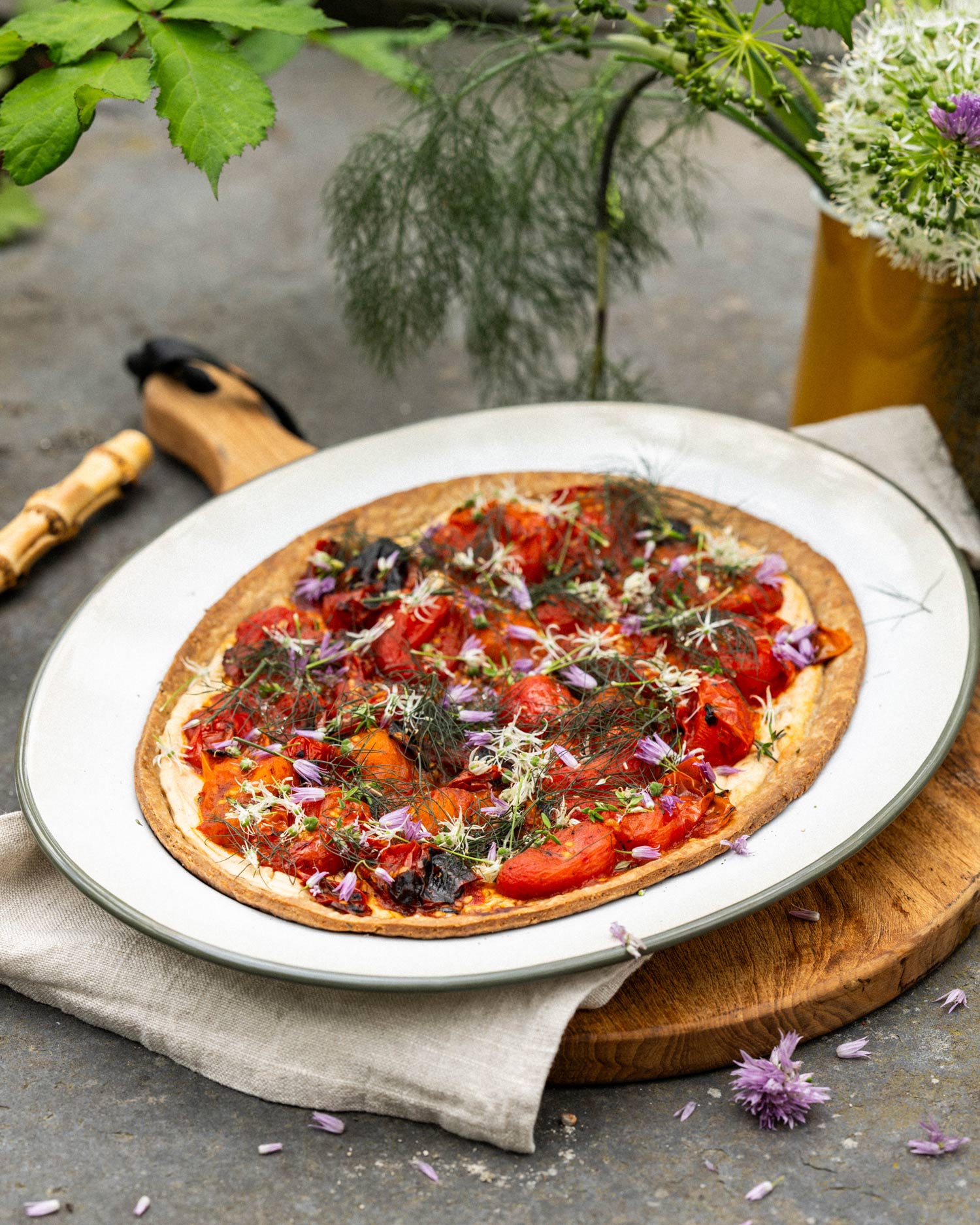 Falcon Enamelware X Big Green Egg Oven To Table Plate