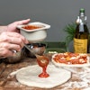 H DOUGH PROOFING TRAY WITH WALNUT BOARD | Bubadoh proofing containers  | Pizza Accessories | Big Green Egg