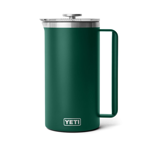 YETI 64oz French Press in Black Forest Green