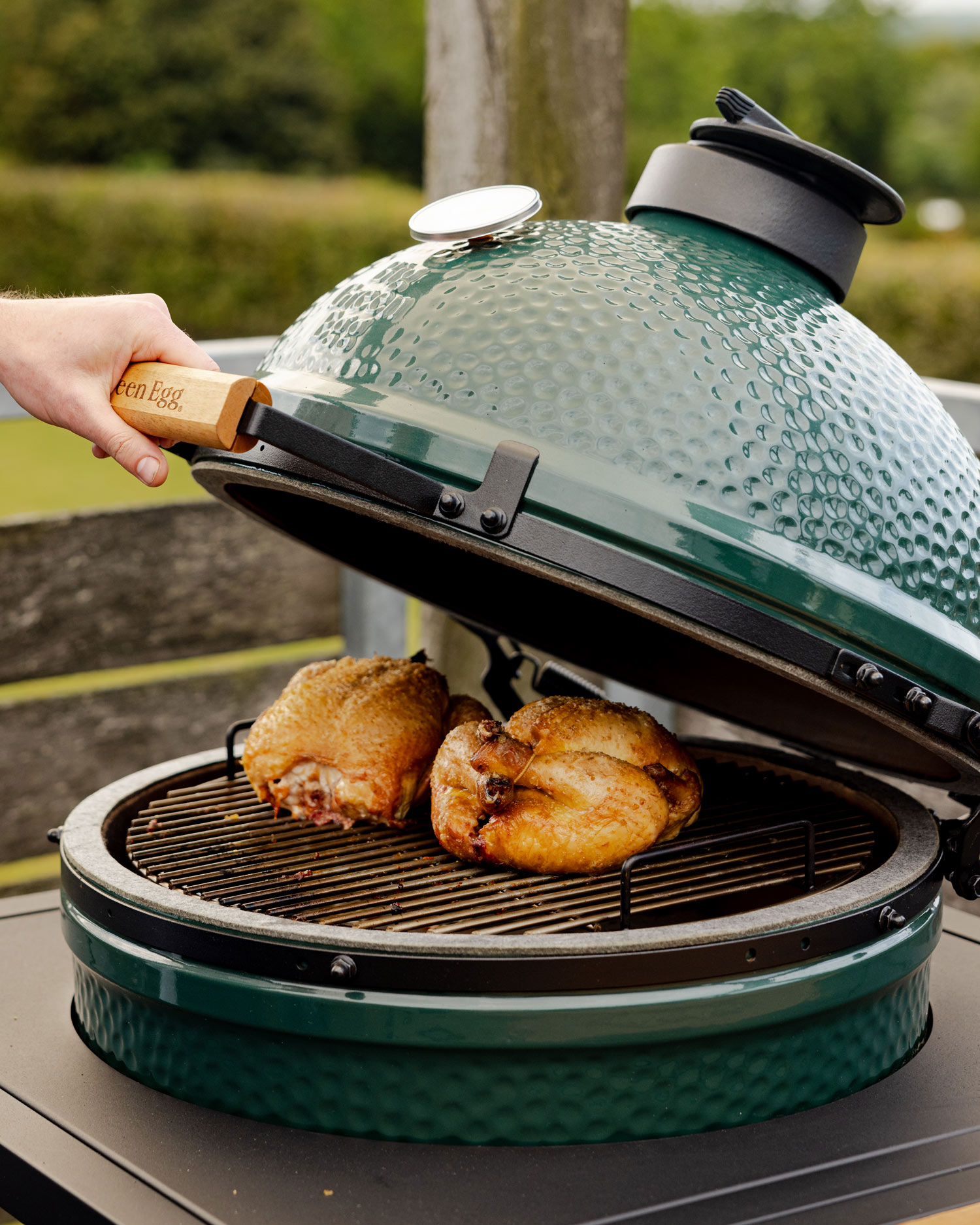 Chicken Satay with Sesame and Pickled Cucumber   | Chapel Down & Big Green Egg