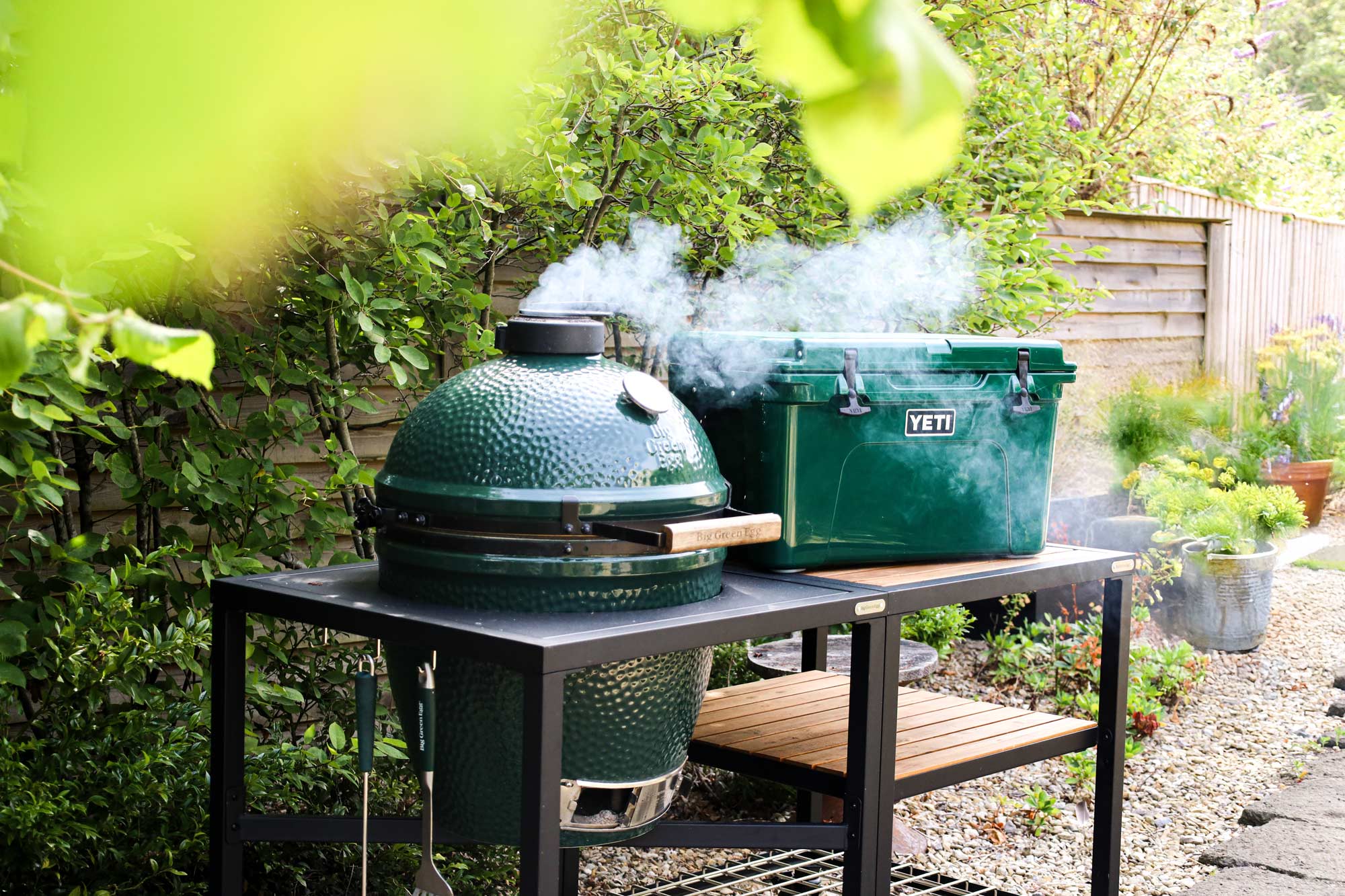 Yeti Roadie Cool Boxes | Tundra 45 Cool Box in Black Forest | Big Green Egg | Travel