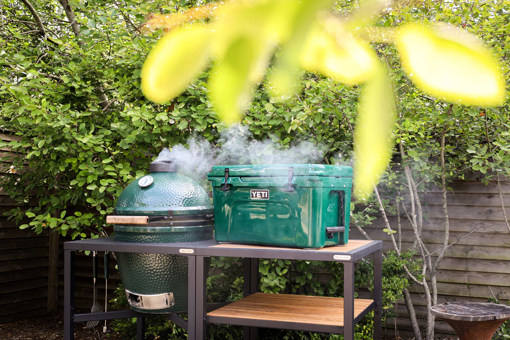 Yeti Roadie Cool Boxes | Tundra 45 Cool Box in Black Forest | Big Green Egg | Travel