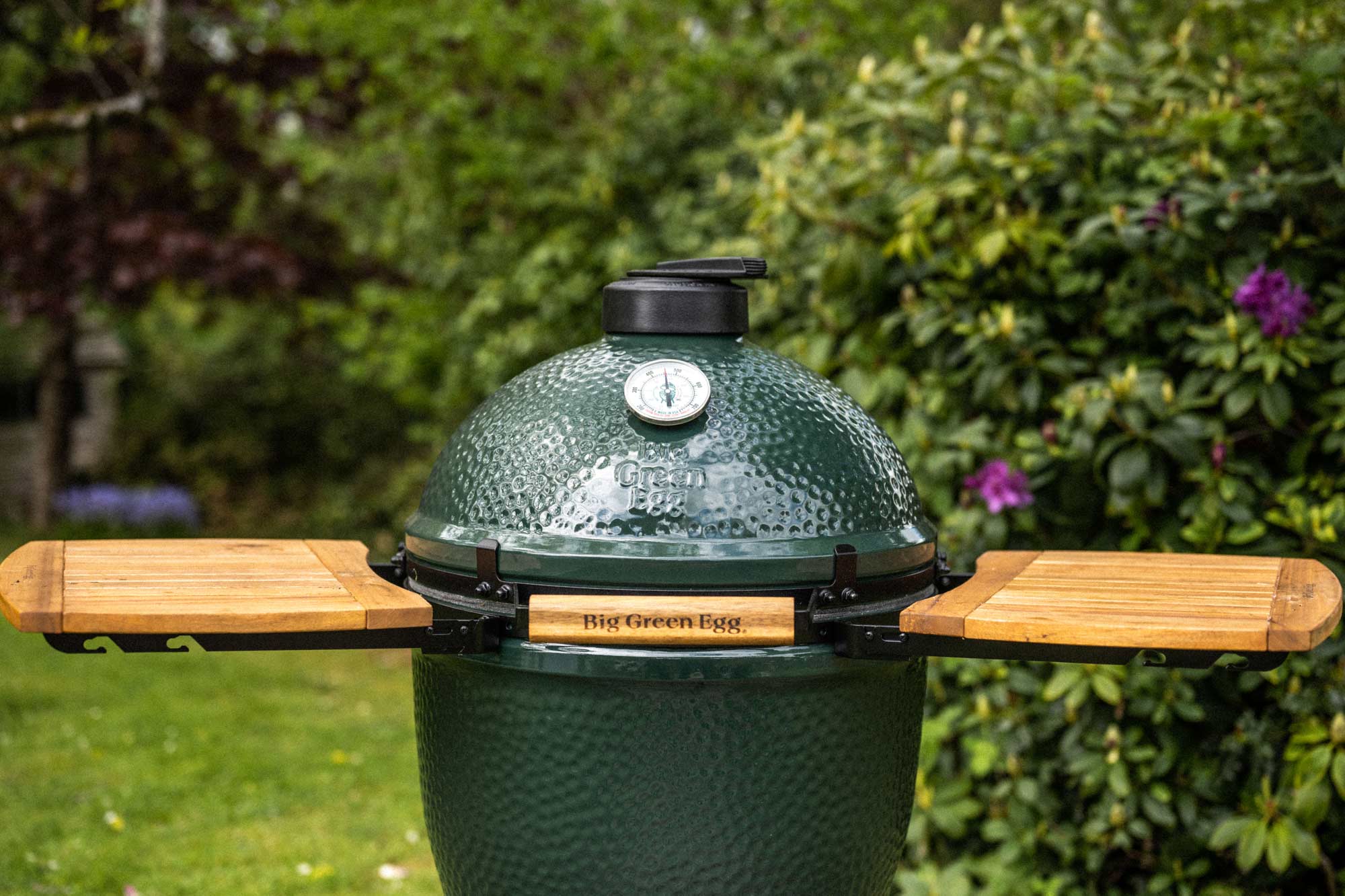 Large Big Green Egg Integgrated nest and shelves
