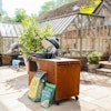 Corten Steel Kitchen for Large Big Green Egg  | Bases | Big Green Egg