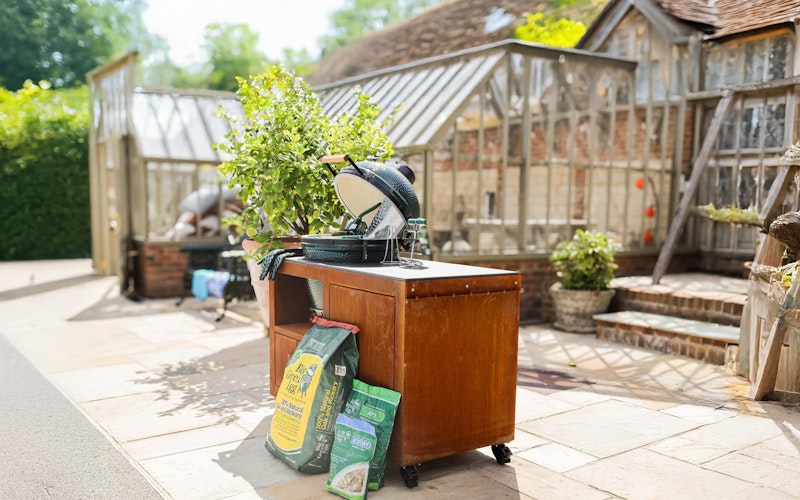 Corten Steel Kitchen for Large Big Green Egg  | Bases | Big Green Egg