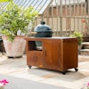 Corten Steel Kitchen for Large Big Green Egg  | Bases | Big Green Egg