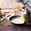 XL Big Green Egg | Eucalyptus Table | Solidtkenics skillet